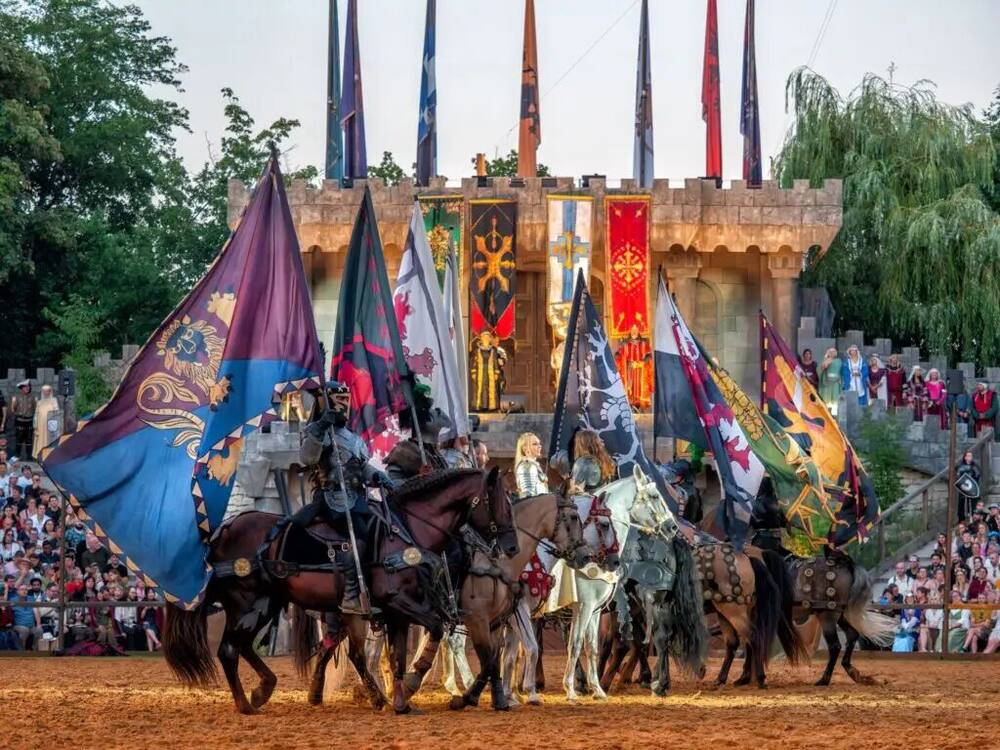 Arenaszene aus Der Sohn des Schwarzen Ritters beim Kaltenberger Ritterturnier